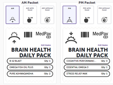 Load image into Gallery viewer, Brain Health Daily Pack.