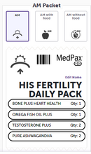 Load image into Gallery viewer, His Fertility Daily Pack.