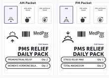 Load image into Gallery viewer, PMS Relief Daily Pack.