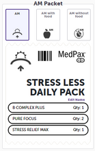 Load image into Gallery viewer, Stress Less Daily Pack