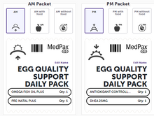 Load image into Gallery viewer, Egg Quality Support Daily Pack.