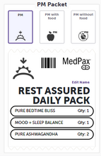 Load image into Gallery viewer, Rest Assured Daily Pack.