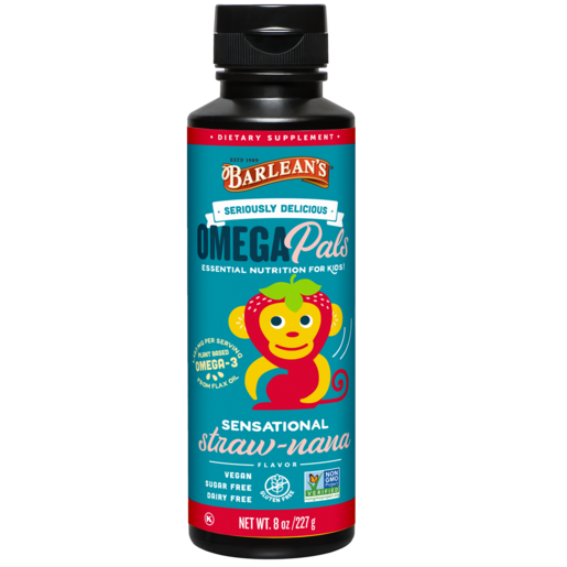 Omega Pals Sensational Straw-nana Flax oil 8oz