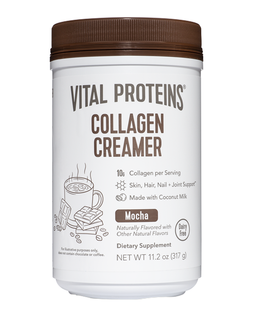 Collagen Creamer Mocha 12 Servings.