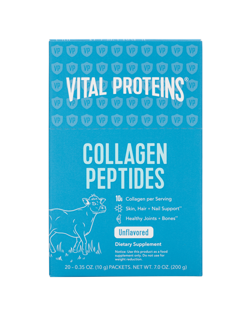 Collagen Peptides Stick Pack Box 20 Servings.