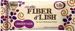 Fiber d'Lish Cinnamon Raisin 16 Bars.