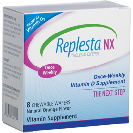 Replesta NX 8 Chewable Wafers.