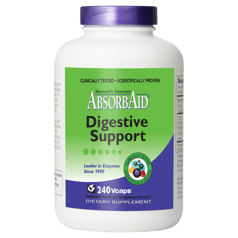 AbsorbAid Digestive Support 240 Capsules.