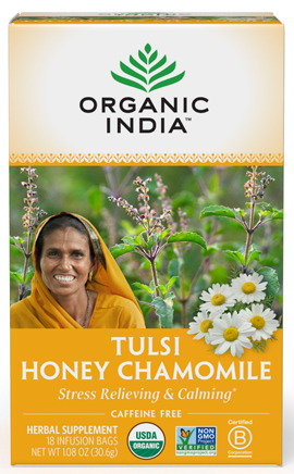 Tulsi Honey Chamomile 18 Bags.