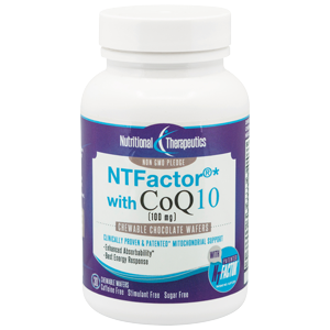 NTFactor® with CoQ10 Chewable Wafer Chocolate 30 Wafers.