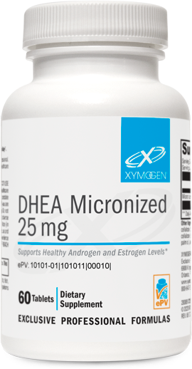DHEA Micronized 25mg 60 Tablets.