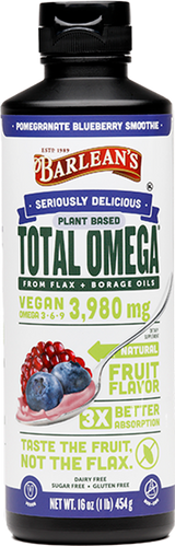 Seriously Delicious Plant Based Total Omega Pomegranate Blueberry Smoothie 16 oz.