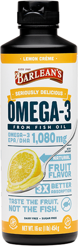 Seriously Delicious Omega-3 Fish Oil Lemon Creme 16 oz.