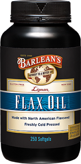 Lignan Flax Oil 250 Softgels.