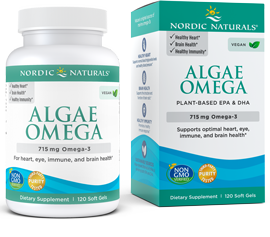 Algae Omega 120 Softgels.