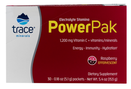 Electrolyte Stamina Power Pak Raspberry 30 Servings.