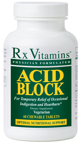 Acid Block 60 Chewable Tablets.