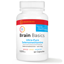 Brain Basics Ultra Pure Selenomethionine 90 Capsules.