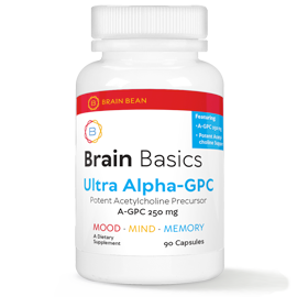 Brain Basics Ultra Alpha GPC 90 Capsules.