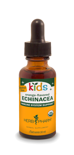 KIDS ORANGE-FLAVORED ECHINACEA ALCOHOL FREE 1 fl oz.