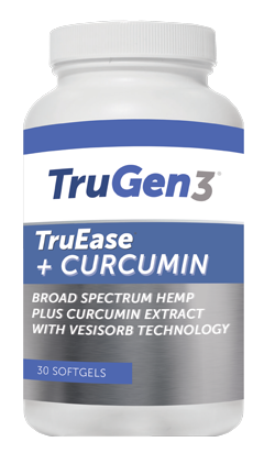 TruEase + Curcumin 30 Softgels.