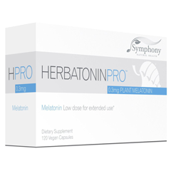 HerbatoninPRO 0.3 mg Plant Melatonin 120 Capsules.