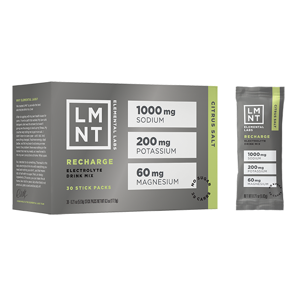 LMNT Recharge – Citrus Salt 30 Servings.