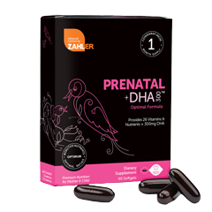 Prenatal+DHA 60 softgels.