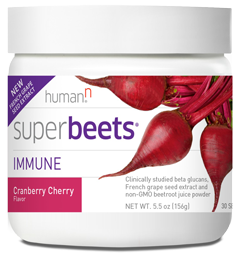 SuperBeets Immune Cranberry Cherry 30 Servings.