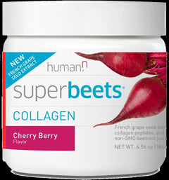 SuperBeets Collagen Cherry Berry 30 Servings.