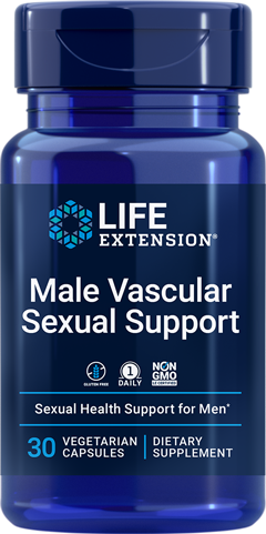 Male Vascular Sexual Support 30 Capsules.