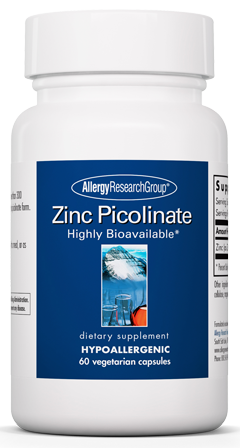 Zinc Picolinate 60 Capsules.