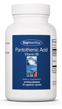 Pantothenic Acid 90 Capsules.