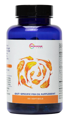 Gut-Specific Fish Oil Supplement 60 Softgels.
