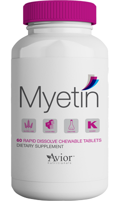 Myetin 60 Chewable Tablets.