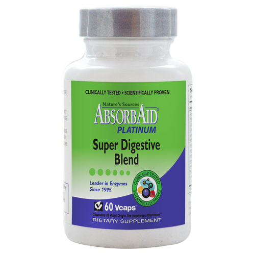 AbsorbAid Platinum Super Digestive Blend 60 Capsules.