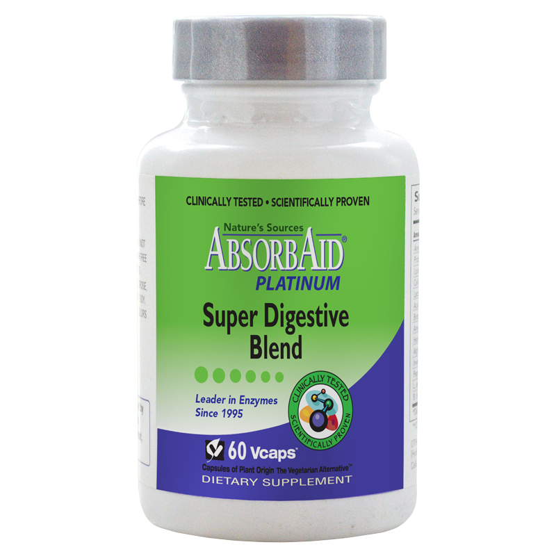 AbsorbAid Platinum Super Digestive Blend 60 Capsules.