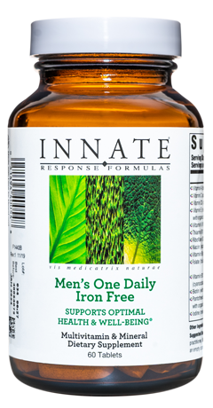 Men's One Daily Iron Free 60 Tablets.