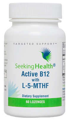 Active B12 with L-5-MTHF 60 Lozenges.