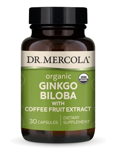 Organic Ginkgo Biloba 30 Capsules.