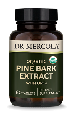 Organic Pine Bark Extract 60 Tablets.