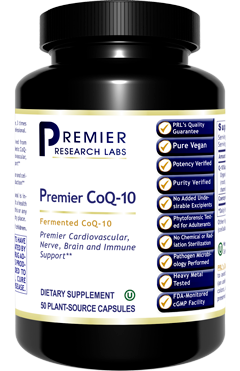 Premier CoQ-10 50 Capsules.