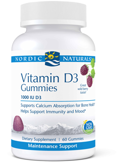 Vitamin D3 Gummies 60 Gummies.