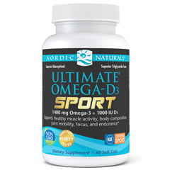 Ultimate Omega-D3 Sport 60 Softgels.