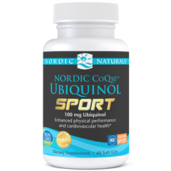 Nordic CoQ10 Ubiquinol Sport 60 Softgels.