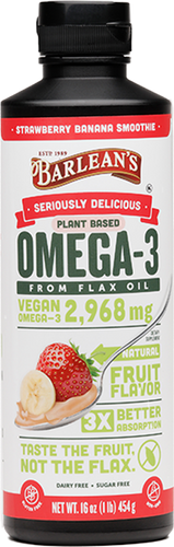 Omega-3 Vegan Strawberry Banana Smoothie 16 oz.