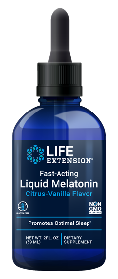 Fast-Acting Liquid Melatonin Citrus-Vanilla 2 fl oz.