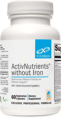 ActivNutrients® without Iron 60 Capsules.