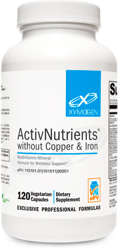 ActivNutrients® without Copper & Iron 120 Capsules.