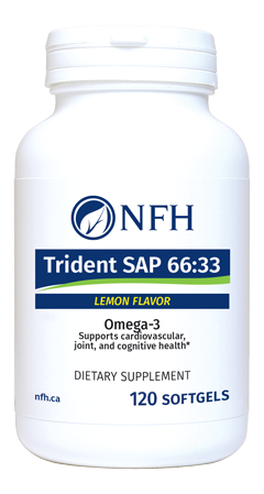 Trident SAP 66:33 Lemon 120 Softgels.